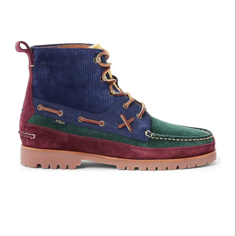 Polo Ralph Lauren Ranger Mid Color Blocked Suede Boot